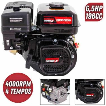 Imagem de Motor Estacionário Profissional Kawashima GE650B á Gasolina 4T 6.5cv P