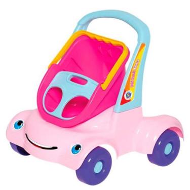 Imagem de Carrinho Andador Bebê Passeio para Boneca - Diversão e Aprendizado - M