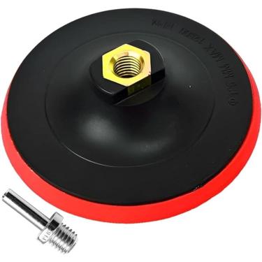 Imagem de Suporte de Borracha para Disco de Lixa Boina 125mm Aderente Com Adaptador | Fertak