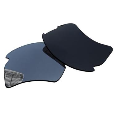 Imagem de Acefrog Lentes de reposição polarizadas de 1,5 mm para óculos de sol Oakley Flak 2.0 XL (OO9188) 59 mm, material atualizado, resistente a impactos - prateado cromado polarizado espelhado