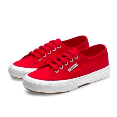 Imagem de Superga 2750 Animalnetw, tênis feminino de cano baixo, Vermelho, 13