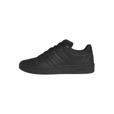 Imagem de adidas Tênis masculino clássico Hoops, Preto/Preto/Carbono, 39