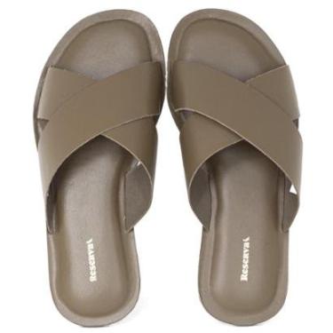 Imagem de Sandália Masculina Reserva Go Atenas X Couro Confortável Palmilha Anatômica 751340003-Masculino