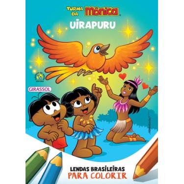 Imagem de Livro - Turma da Mônica - Lendas Brasileiras para Colorir - Uirapuru