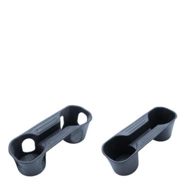 Imagem de WEIPIN Modelos atualizados 2024-2026 Chevy Silverado 2500HD/3500HD 2 peças console central e suporte de apoio de braço inserções - console completo apenas com assentos concha