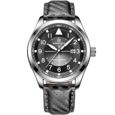 Imagem de Relógio Esportivo Masculino Quartzo Casual à Prova D \'água Cinza