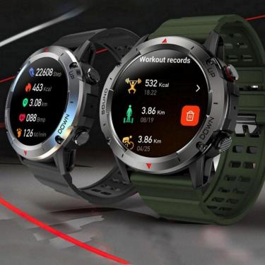 Imagem de Relógio Inteligente Masculino 1.39 Polegada Chamada Bluetooth Verde