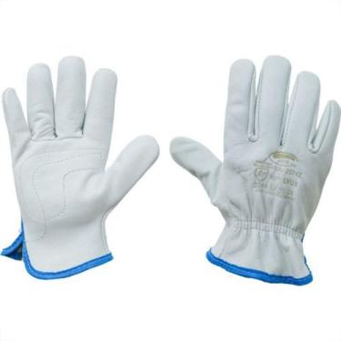 Imagem de Luva Vaqueta Petroleiro Luveq 6 - Kit C/10