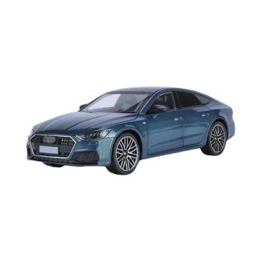 Imagem de Modelo De Luxo A7 Em Liga Metálica Escala 1:24 Com Luz E Som Incríveis