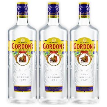 Imagem de Gin Gordons 750ml 03 Unidades