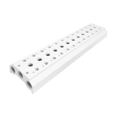 Imagem de Bloco manifold pneumático 12 furos mod. 4v100m-12f 12 valvulas - XCPC