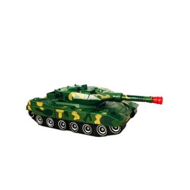 Imagem de Carro Combat Vira Transforma Robô Tanque Militar Guerra - Mixso, Verde