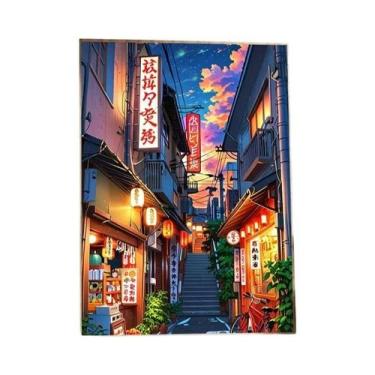 Imagem de Arte De Parede Em Tela Estilo Manga De Paisagens De Rua Japonesas Para