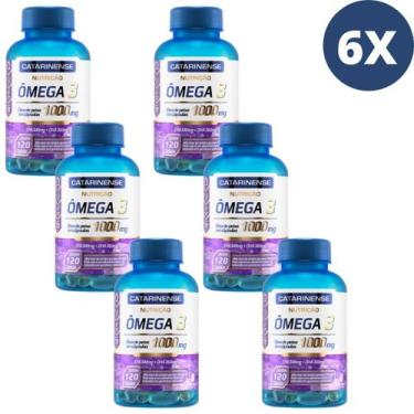 Imagem de Omega 3 1000mg Kit Com 6 720 Cápsulas Catarinense Pharma
