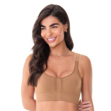 Imagem de Sutiã Comfort Anatômico Alças Reguláveis Bojo Removível sem Costura Am