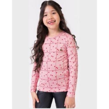 Imagem de Blusa Detalhada Vermelho Elegante Frio Moda Dia a Dia Para o Inverno - Menina 4 a 14 anos-Feminino