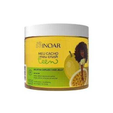 Imagem de Inoar Meu Cacho Meu Crush Gelatina Teen Maracujá 500g