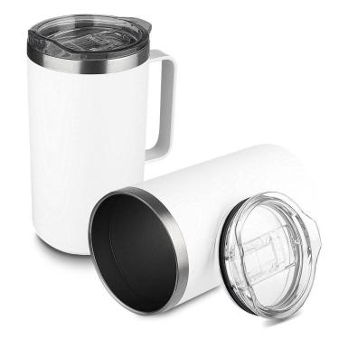 Imagem de Caneca Térmica Com Tampa De 750ml All White