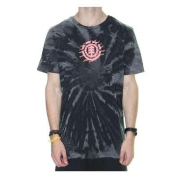 Imagem de Camiseta Element Hyped Masculino - Cinza - GG-Masculino