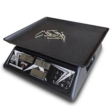 Imagem de Balança Contadora Ramuza 6kg/2g Bivolt Cristal Preta Com Bateria