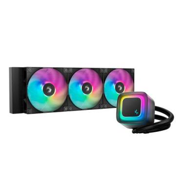Imagem de Water Cooler DeepCool LE360 V2 ARGB 360mm AMD Intel Preto