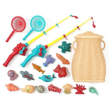 Imagem de Jogo Pescaria Magnética Brinquedo Educativo Infantil STEAM - Dinâmicos