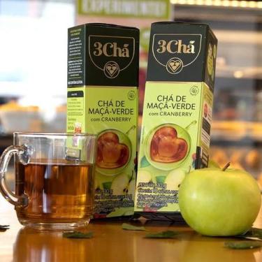 Imagem de Kit 20 Cápsulas Chá de Maçã Verde com Cranberry levemente adoçado 3Chá