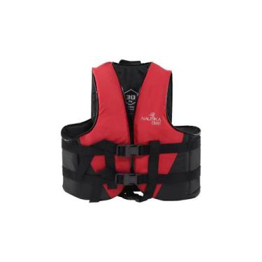 Imagem de Colete salva vidas coast flutuante nautika até 10kg vermelho/preto