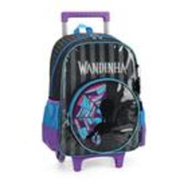 Imagem de Mochila infantil com rodinha Wandinha G preta IC39842WD-PT-LUXCEL