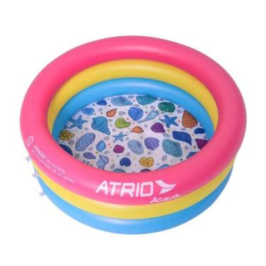Imagem de Piscina Inflável Infantil Circular 88 Litros Atrio - ES299