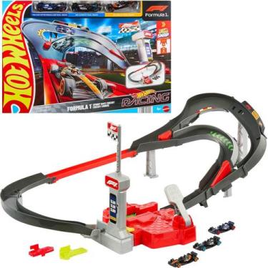 Imagem de Pista Hot Wheels Fórmula 1 Sprint Race com 3 Carrinhos Original Mattel