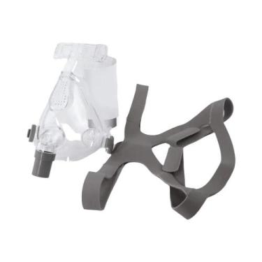 Imagem de Máscara CPAP Facial Completa Auto BiPAP Com Arnês Para Ajuda Em Ronco 