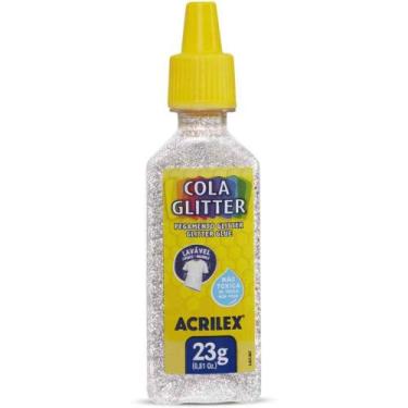 Imagem de Cola com Glíter Tubo 23G Cristal - Acrilex