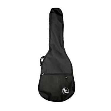 Imagem de Capa P/ Violão Clássico Simples 2 Alças - Nylon 600 - Preto Bkr 1 - Bk