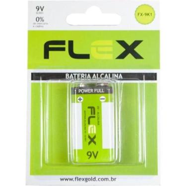 Imagem de Bateria Alcalina 9V (C/1 Bateria) Flex