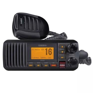 Imagem de Radio nautico uniden vhf narítimo 25 Watts Um385BK COR BRANCO ou 435BK