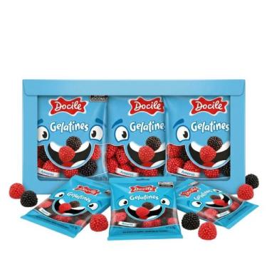 Imagem de Balas de Gelatina Docile Amoras - Display com 12 unidades de 15g (Tota