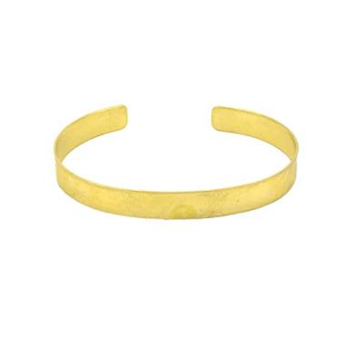 Imagem de Bracelete liso banhado a ouro 18k