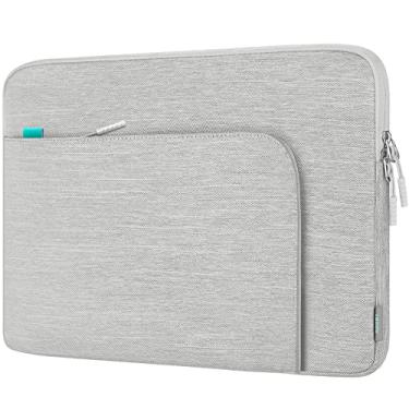 Imagem de Lacdo Capa para portátil para o novo MacBook Pro M4/M3/M2/M1 Pro/Max de 16" A3403 A3186 A2991 A2780 A2485 2024-2019 | MacBook Pro de 15“| Surface Laptop de 15" 7ª/6/5/4/3 Bolsa para computador, Cinza