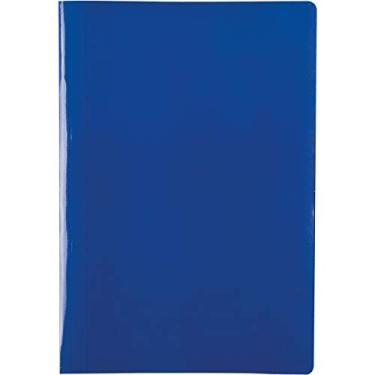 Imagem de Pasta Grampo Trilho Papel Oficio, Dello 0292.C.0010.2, Azul, Pacote com 10 Unidades