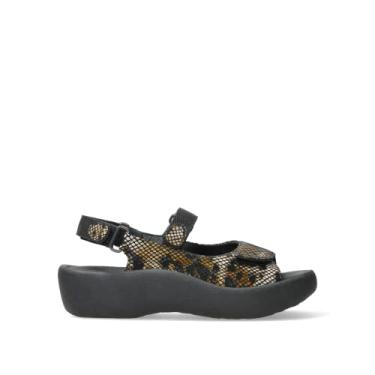 Imagem de Wolky Sandálias Rasteiras Femininas, Camurça Congo bronze, 5.5-6