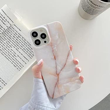 Imagem de Capa de telefone de mármore brilhante para iPhone 13 12 11 Pro Max XR XS MAX Capas laranja de silicone de luxo macio para iPhone 7 8 Plus Capas, bege, para i13 ProMax