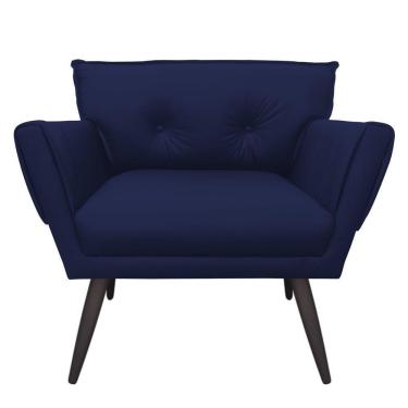 Imagem de Poltrona Anitta Corino Azul Marinho