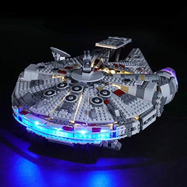 Imagem de BRIKSMAX Kit de iluminação LED para 75257 Millennium Falcon – Não inclui o conjunto de blocos de construção Lego