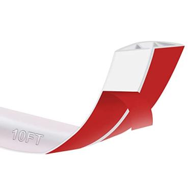 Imagem de Protetor de cabo de silicone transparente para cobertura de cabo de 10 pés fácil de instalar organizador de arame durável e hider para casa, escritório, garagem (transparente-3m)