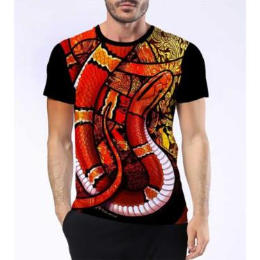 Imagem de Camisa Camiseta Cobra Coral Verdadeira Serpente Venenosa 9 - Dias No E