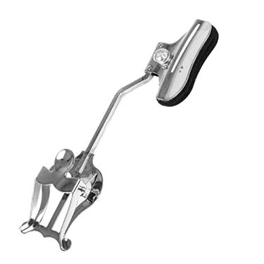 Imagem de Yibuy Partitura de trompete clipe de lira partitura de música suporte de braçadeira de metal trompete/clipe de música de palma