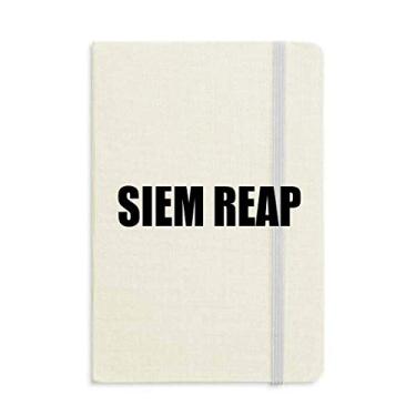 Imagem de Caderno SIEM Reap Cidade do Camboja Capa Rígida Diário Clássico A5 Presente
