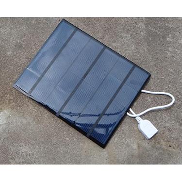 Imagem de 6 volts 3,5 W painel solar externo 580 mA fonte de alimentação inteligente carregador de bateria de telefone carregador de emergência externo fonte de alimentação