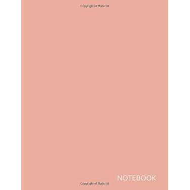 Imagem de Notebook: Coral Pink Plain Unlined Sketchbook - Spring/Summer 2020 NYFW Pantone Color Palette Edition - Large 8.5x11, 150 pages